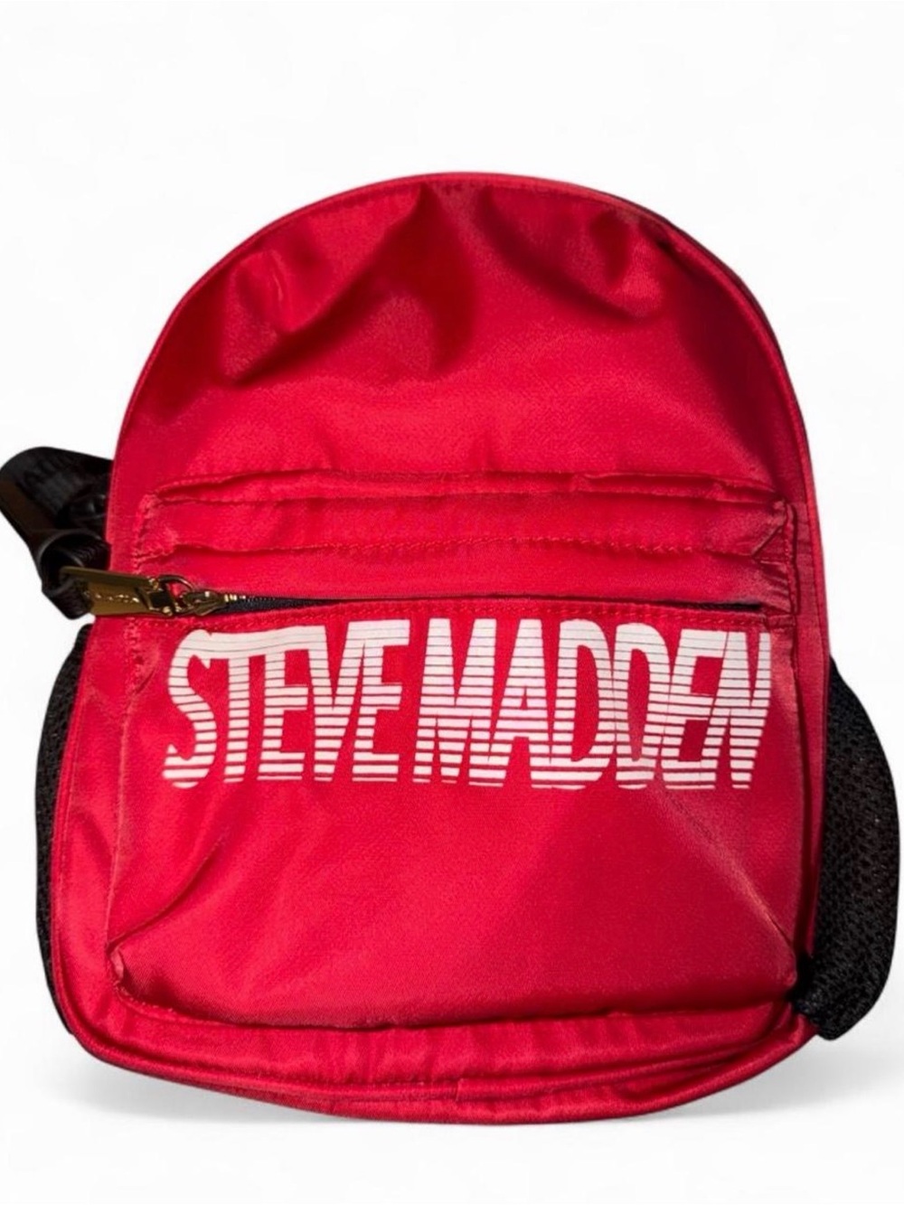 Steve Madden Red Backpack with White Logo